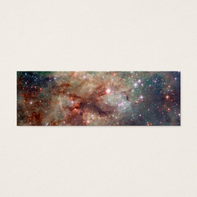 Tarantula Nebula Hubble Space Mini Visitekaartjes (Voorkant)