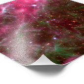 Tarantula Nebula (Hubble Telescope) Foto Afdruk (Hoek)