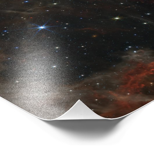 Tarantula Nebula James Webb telescope nasa sterren Foto Afdruk (Hoek)