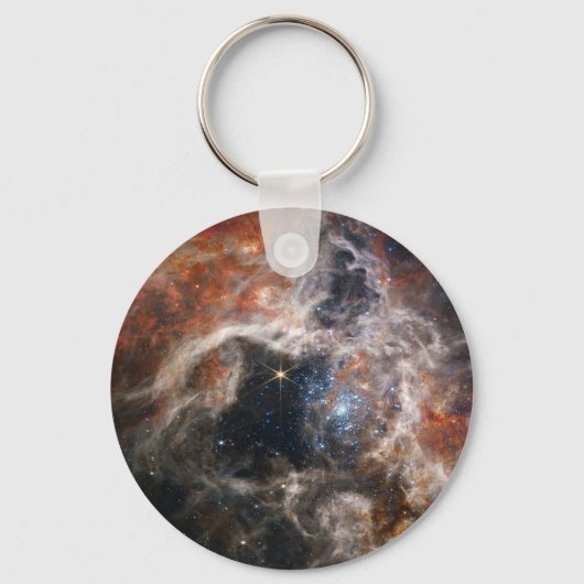 Tarantula Nebula James Webb telescope nasa sterren Sleutelhanger (Voorkant)
