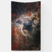 Tarantula Nebula James Webb telescope nasa sterren Spandoek (Verticaal)