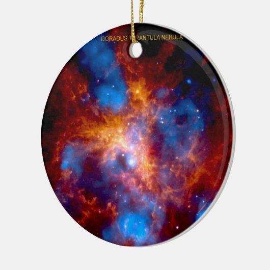 Tarantula Nebula Keramisch Ornament (Links)