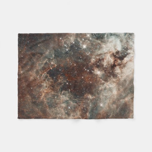 Tarantula Nebula Large Magellanic Cloud Fleece Deken (Voorkant (Horizontaal))
