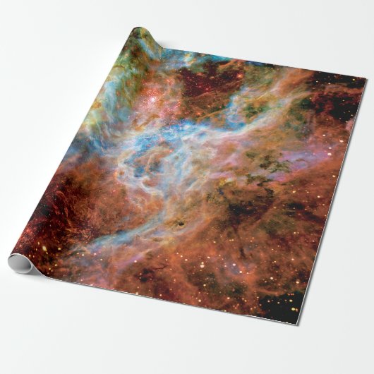 Tarantula Nebula R136 NASA Hubble Space Photo Cadeaupapier (Uitgerold)