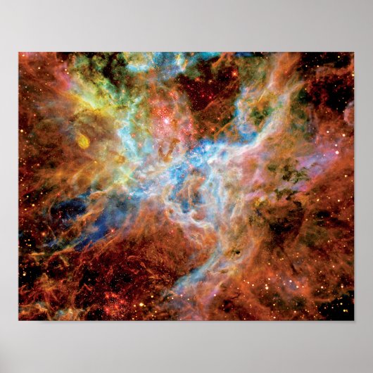 Tarantula Nebula R136 NASA Hubble Space Photo Poster (Voorkant)