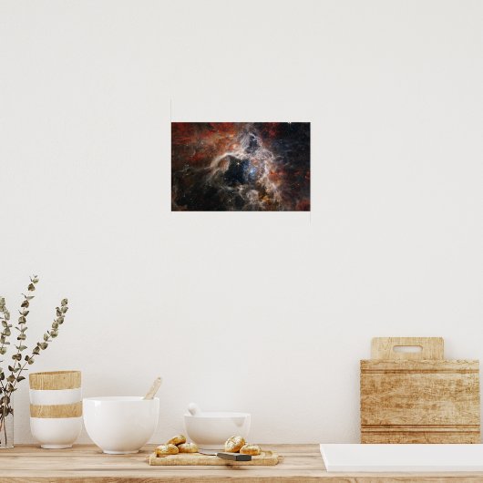 Tarantula Nebula Space Afbeelding Poster (Keuken)