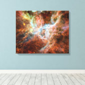 Tarantula Nebula Space Astronomie Canvas Afdruk (Insitu (Houten vloer))
