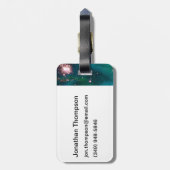 Tarantula Nebula Star Cluster Galaxy Afbeelding Bagagelabel (Achterkant verticaal)