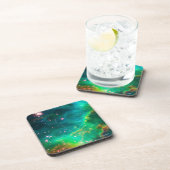 Tarantula Nebula Star Cluster Galaxy Afbeelding Bier Onderzetter (Rechterzijde)