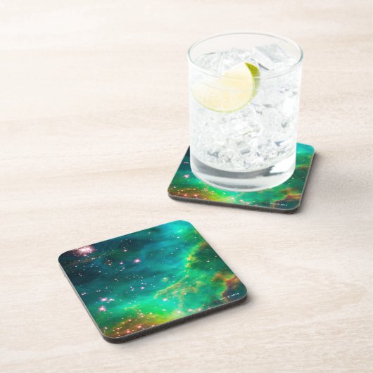 Tarantula Nebula Star Cluster Galaxy Afbeelding Bier Onderzetter (Rechterzijde)