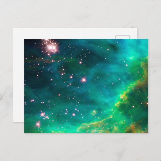 Tarantula Nebula Star Cluster Galaxy Afbeelding Briefkaart (Voorkant / Achterkant)