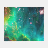 Tarantula Nebula Star Cluster Galaxy Afbeelding Fleece Deken (Voorkant (Horizontaal))