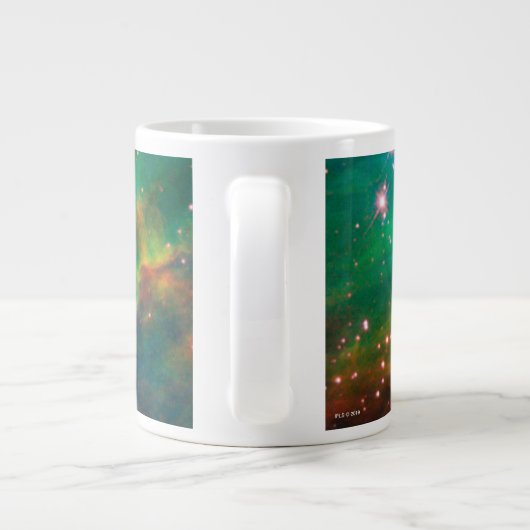 Tarantula Nebula Star Cluster Galaxy Afbeelding Grote Koffiekop (Achterkant)