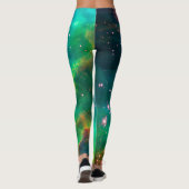 Tarantula Nebula Star Cluster Galaxy Afbeelding Leggings (Achterkant)