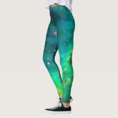 Tarantula Nebula Star Cluster Galaxy Afbeelding Leggings (Links)