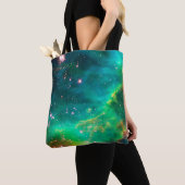 Tarantula Nebula Star Cluster Galaxy Afbeelding Tote Bag (Dichtbij)