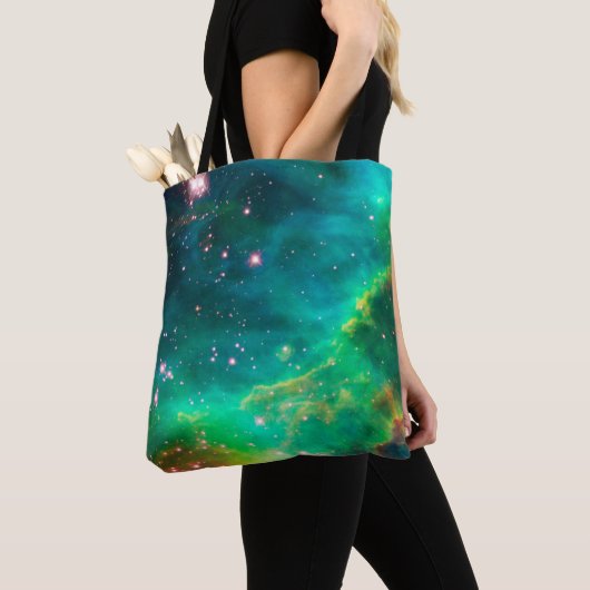 Tarantula Nebula Star Cluster Galaxy Afbeelding Tote Bag (Dichtbij)