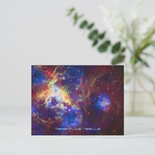 Tarantula Nebula Star Forming Gas Cloud Sculpture Briefkaart (Staand voorkant)