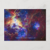 Tarantula Nebula Star Forming Gas Cloud Sculpture Briefkaart (Voorkant)