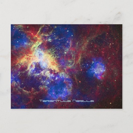 Tarantula Nebula Star Forming Gas Cloud Sculpture Briefkaart (Voorkant)