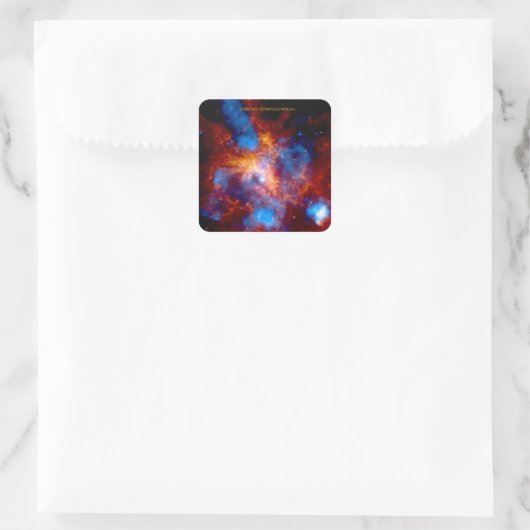 Tarantula Nebula Vierkante Sticker (Tas)