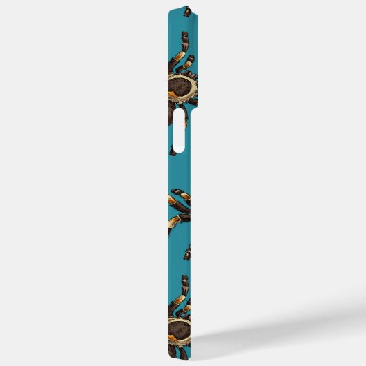 Tarantula op blauw Case-Mate iPhone case (Achterkant / Rechts)