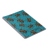 Tarantula op blauw notitieboek (Rechterzijde)