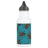 Tarantula op blauw waterfles  (Links)