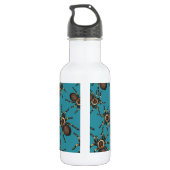 Tarantula op blauw waterfles  (Achterkant)