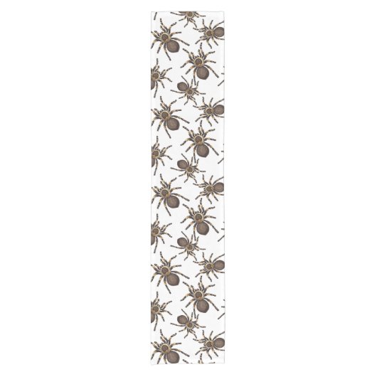 Tarantula op wit korte tafelloper (Voorkant)