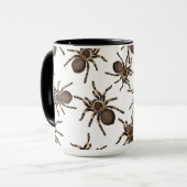 Tarantula op wit mok (Voorkant links)