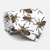 Tarantula op wit stropdas (Opgerold)