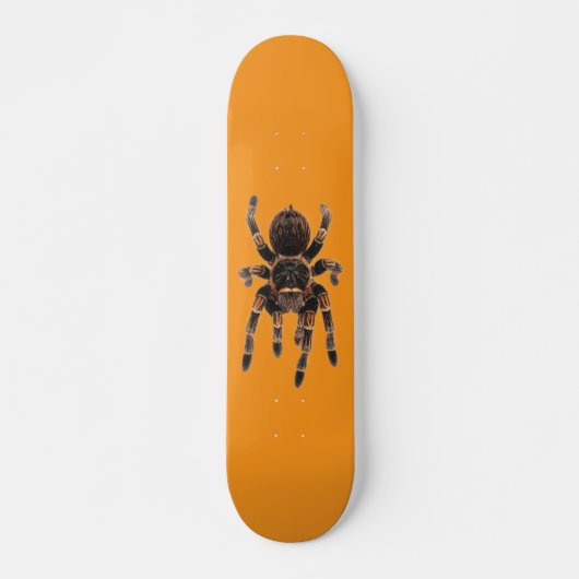 Tarantula oranje persoonlijk skateboard (Voorkant)