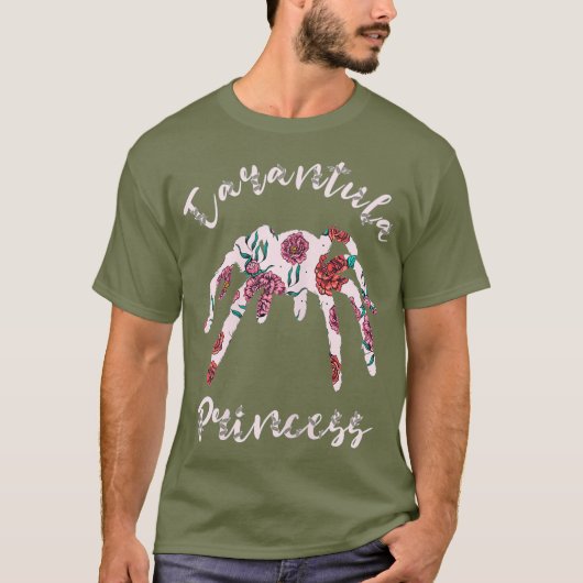 Tarantula Prinses Spider Lover Meisje Bug Catcher T-shirt (Voorkant)