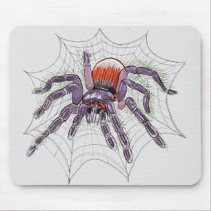 Tarantula Spider Creepy Originele tekening Muismat