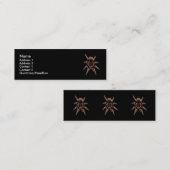 Tarantula Spider Mini Visitekaartje (Voorkant / Achterkant)