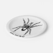 tarantula spin papieren bordje (Gekanteld)