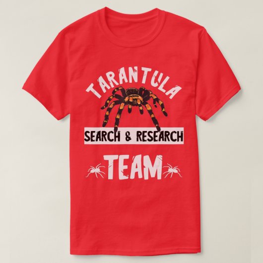 Tarantula Team Spider Lover Bug Catcher Arachnies T-shirt (Design voorkant)