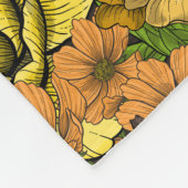 Tarantula tuin 1 fleece deken (Hoek)