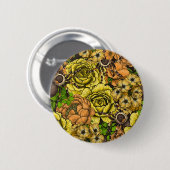 Tarantula tuin 1 ronde button 5,7 cm (Voorkant /achterkant)