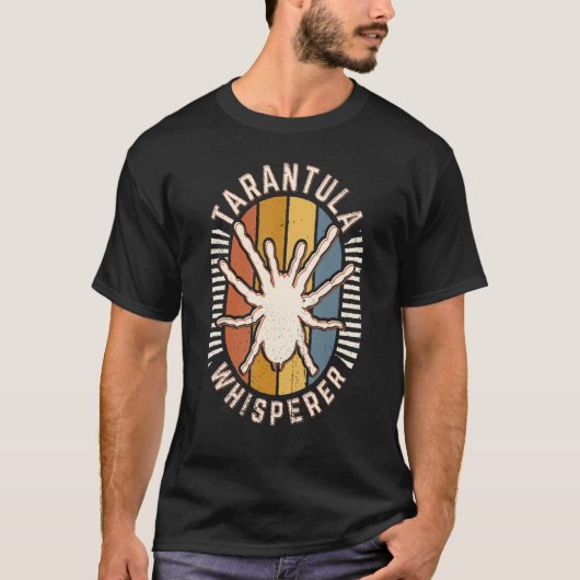 Tarantula Whisperer  Classic Retro Animal L T-shirt (Voorkant)