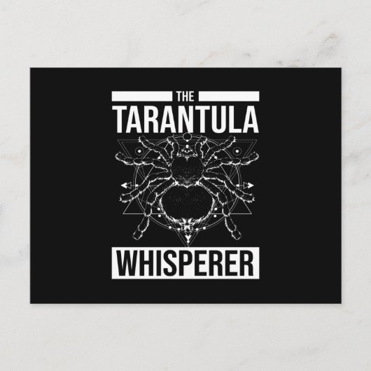 Tarantula Whisperer Spider Tarantula Briefkaart (Voorkant)