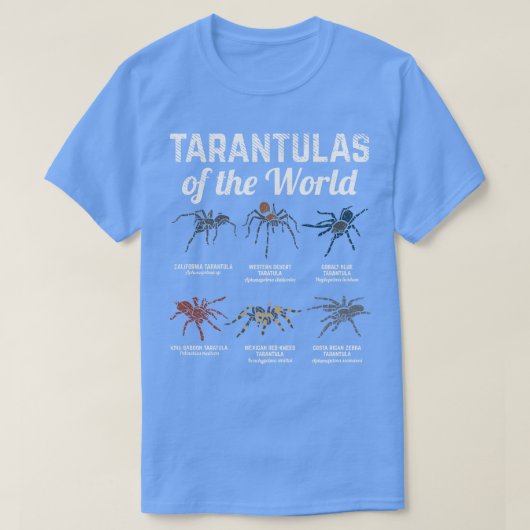 Tarantulas van de wereld Grappige Tarantula Eigena T-shirt (Design voorkant)