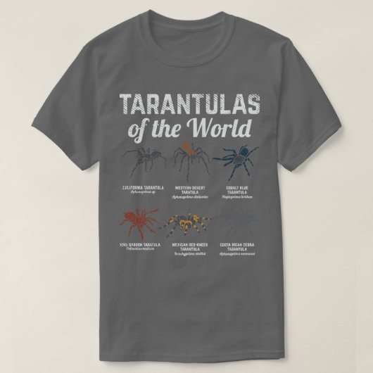 Tarantulas van de wereld Grappige Tarantula Eigena T-shirt (Design voorkant)