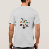 Tarantula's van de Wereld Mopige Spin T-shirt (Achterkant)