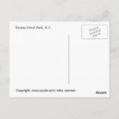 Tararua Forest Park, Wairarapa, N. Z. Briefkaart (Achterkant)