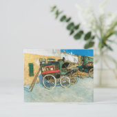Tarascon Dilgence door Vincent van Gogh Briefkaart (Staand voorkant)