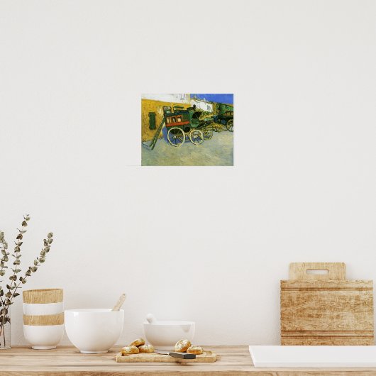 Tarascon Diligence Van Gogh Fine Art Poster (Keuken)