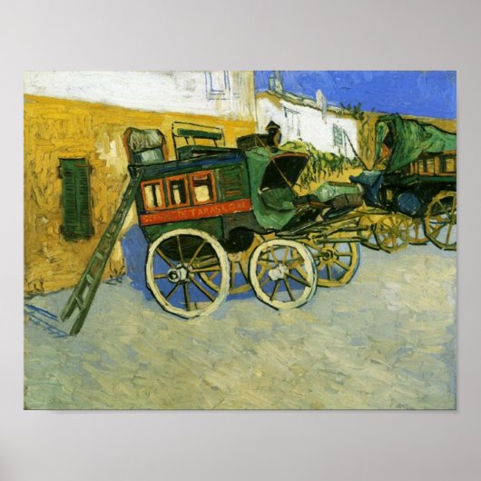 Tarascon Diligence Van Gogh Fine Art Poster (Voorkant)