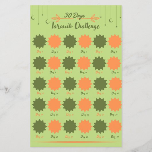 Tarawih gebeden uitdaging (Voorkant)